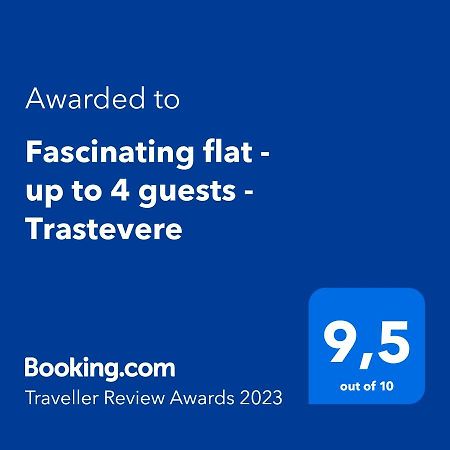 Fascinating Flat - Up To 4 Guests - Trastevere Рим Екстер'єр фото